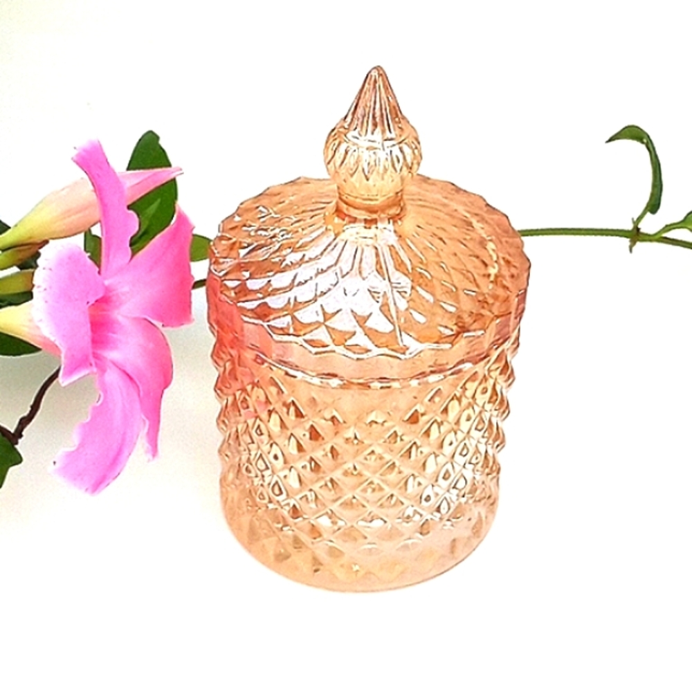 Faceted Vanity Container